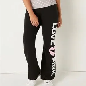Ensemble Victoria's Secret Baseball Tee & Gym Pant - Noir & Blanc, Taille XS, Neuf Avec étiquettes